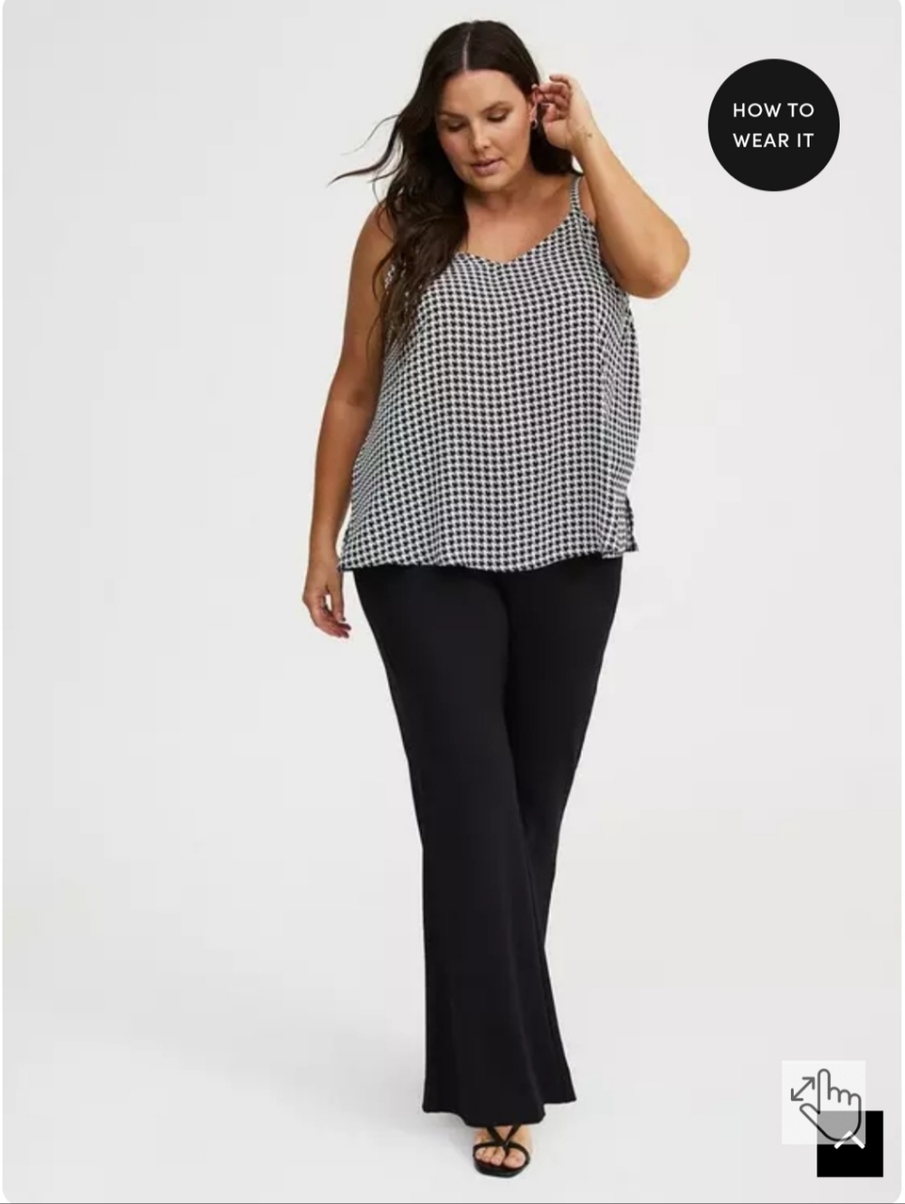 Torrid Sophie Georgette Swing Cami